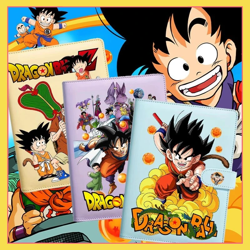 

Anime Dragon Ball Notebook Son Sun Wukong Peripheral Handbooks Notebook PU Diary Loose leaf Notebook Graduation Gift