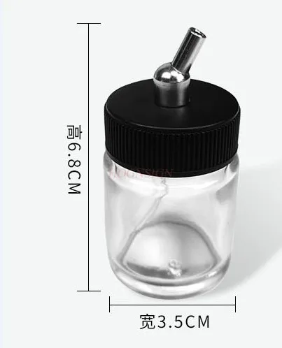 Special pointed glass spray bottle, fountain pen, glass bottle for spray painting tattoos