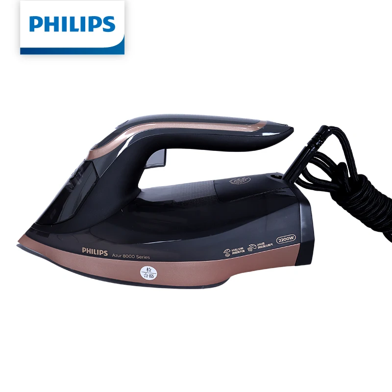 Plancha de Vapor Philips DST8041/88, Plancha de Vapor de 3000W con Turbo Vapor Potente, Segura para Todo Tipo de Telas, Plancha para Ropa del Hogar