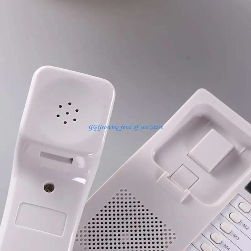 Telefone com cordão desktop elegante H9EB com exibição chamadas chamadas velocidade velocidade do último número