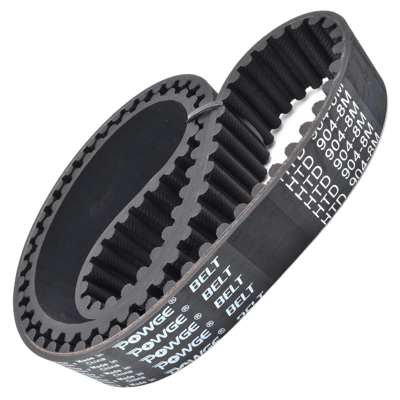POWGE HTD 8M Timing belt Lp=856 864 872 880 888 896 904 912 920 928 936 944 952 960 968 976 Width 15-50mm Rubber HTD8M Belt Loop