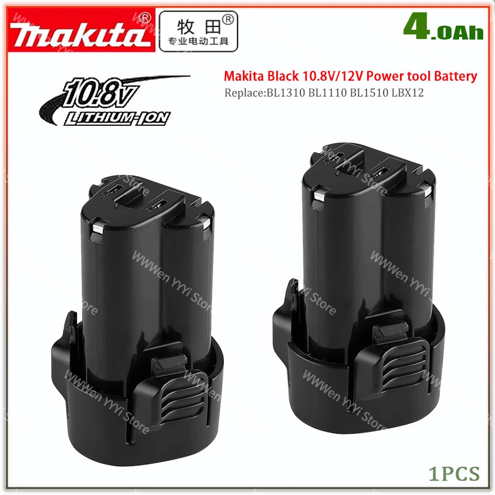 

Original Makita 10.8V-12V 4.0Ah Li-ion Battery BL1013 BL1014 TD090D TD090DW LCT203W LCT204 194550-6 DF030D LCT203W 4000mAh