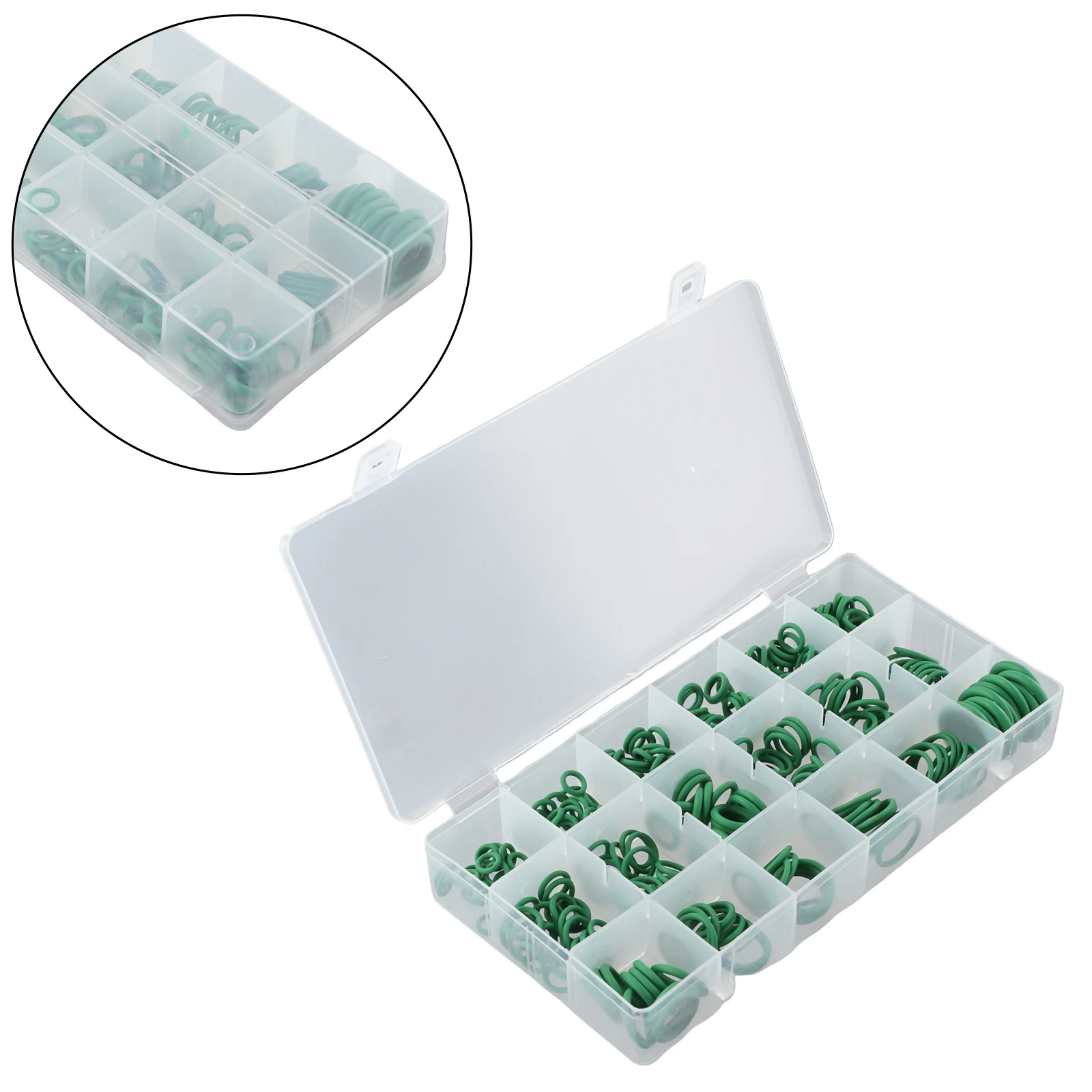Valve Core Remover Sealing O-rings Set Bearing for Green New Rubber Refrigeration System O-ring Seal Gasket Car Accessories