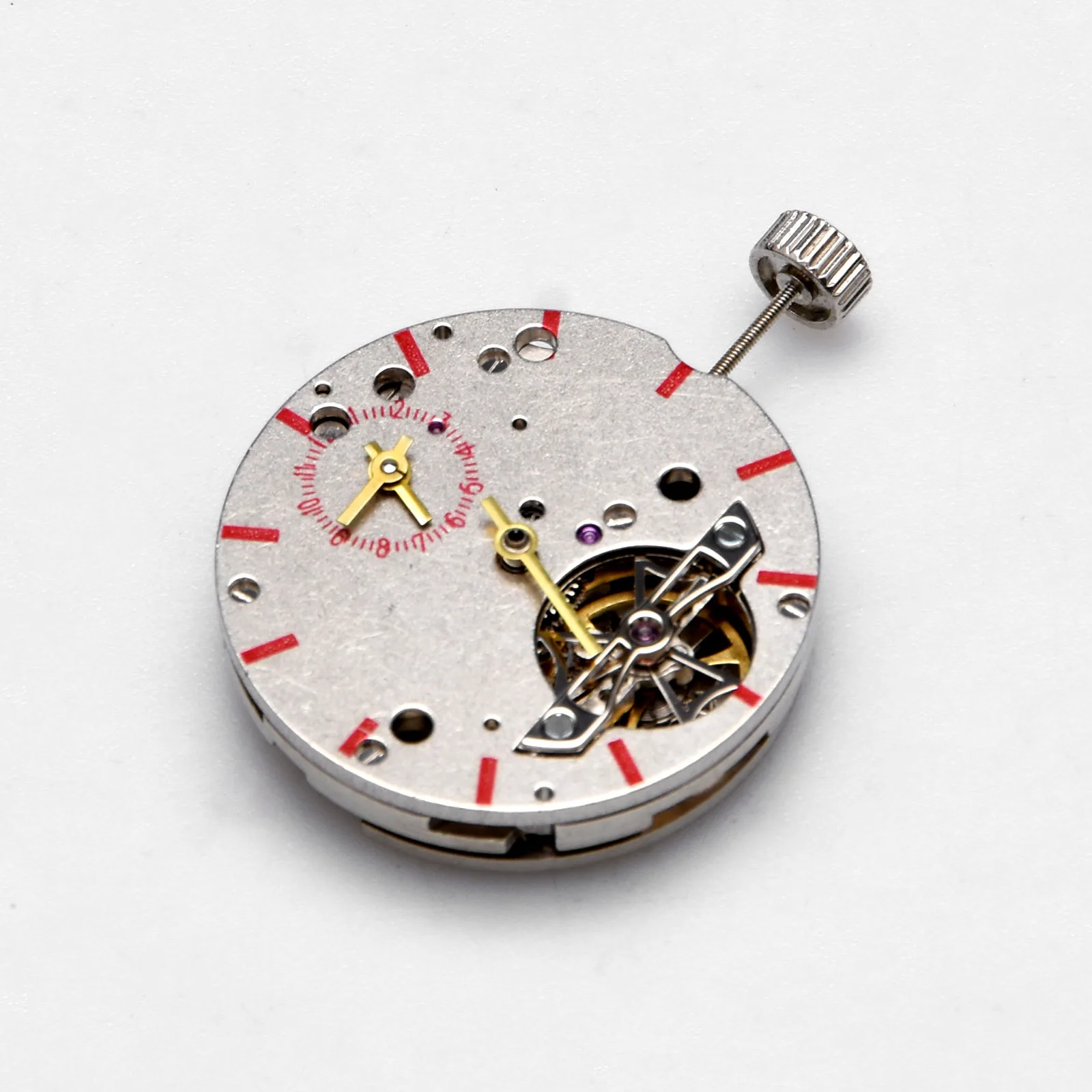 30.4mm ST2510 Auto Mechanical Movement 21600 BPH 45H Power Reserve, 34 Jewels Date Dual Time for Watchmaker DIY