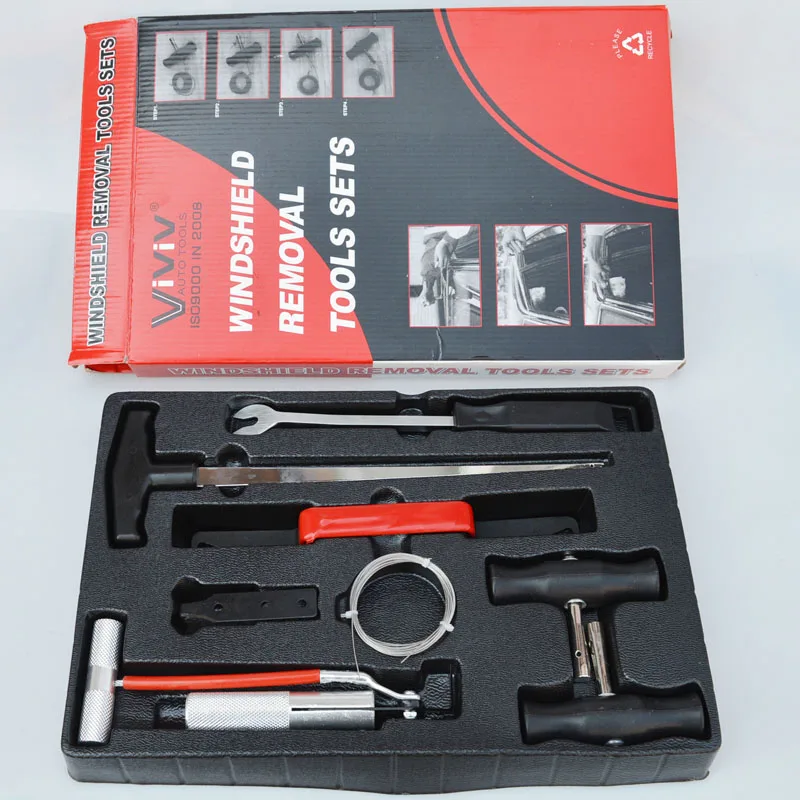 7pcs Car Windshield Glass Repair Tools Set Wiper Joint Remover Cutting Tool for Auto Body Work