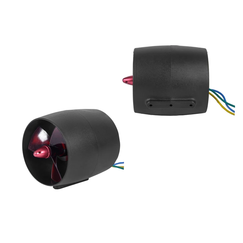

3-6S/11.1-25.2V Waterproof Brushless Motor Underwater Thruster 3-Blade Paddle Optional 60A ESC for RC Rescue/Bait/Tug Boat Model