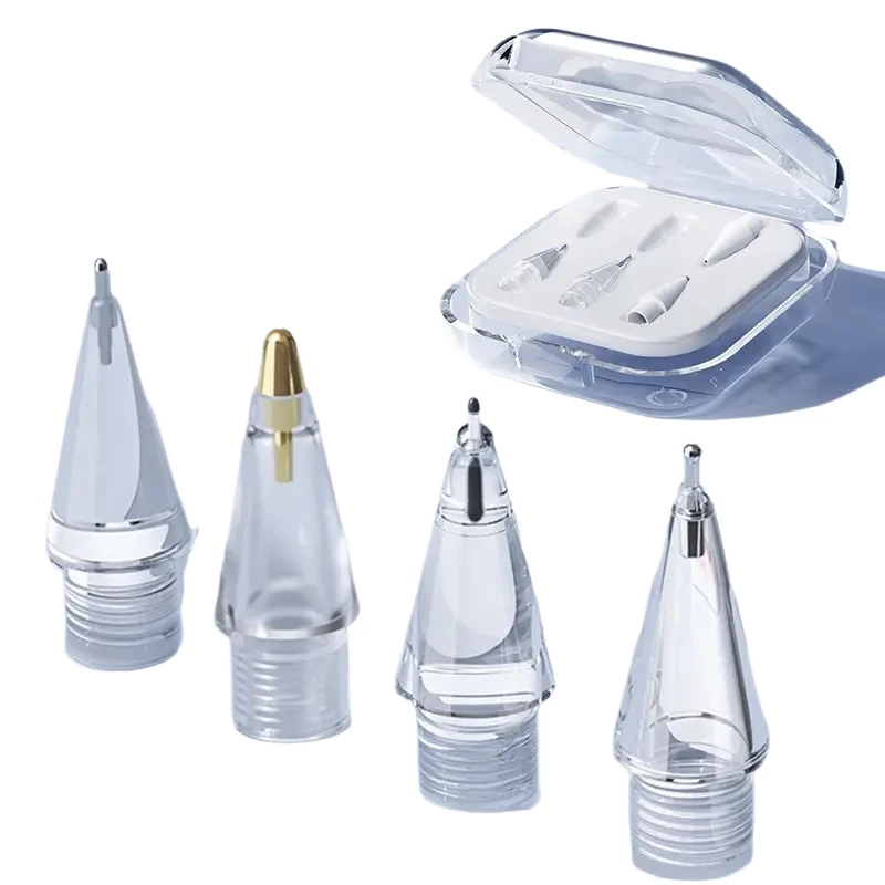 6/4 in 1Replacement Pencil Tips For Apple Pencil Pro/2nd Gen/1st Gen/USB-C, Upgraded iPad Pen Tips With Storage Case