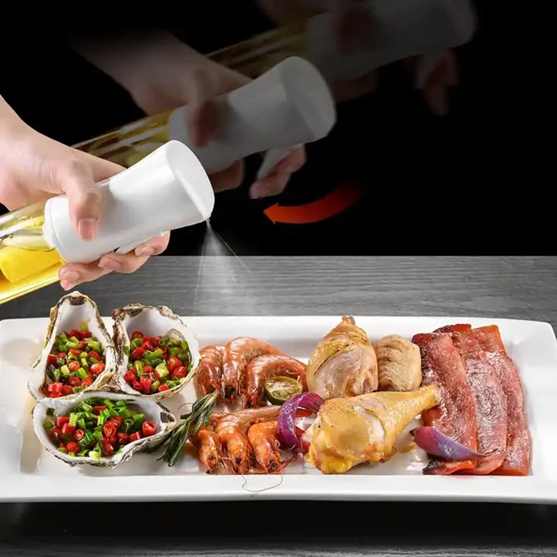 200/300/500ML Oil Spray Bottle BBQ Cooking Kitchen Baking Olive Oil Sprayer Oil Spray Empty Bottle Vinegar Bottle Oil Dispenser