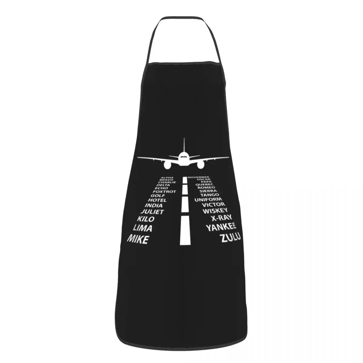 Phonetic Alphabet Pilot Airplane Aviation Gift Apron Women Men Chef Tablier Cuisine for Kitchen Cooking Air Fighter Gardening