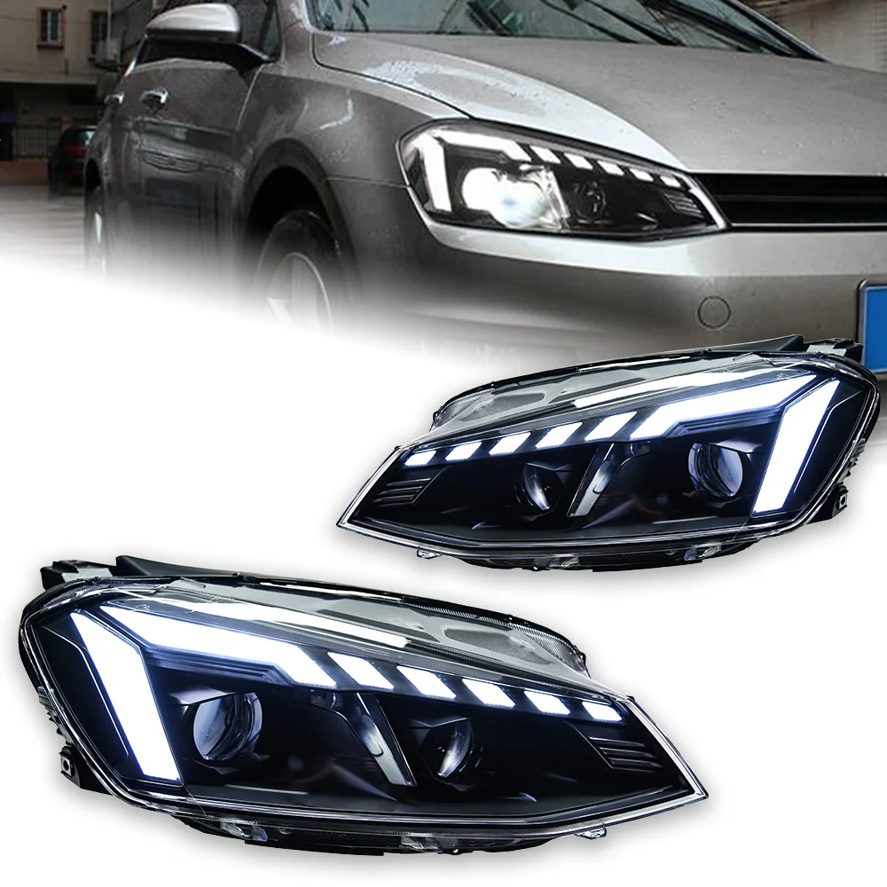 Car Lights For VW Golf 7 Led Headlight Projector Lens 2013-2017 MK7 LED Head Lamp Signal Headlights Drl Automotive Accessories