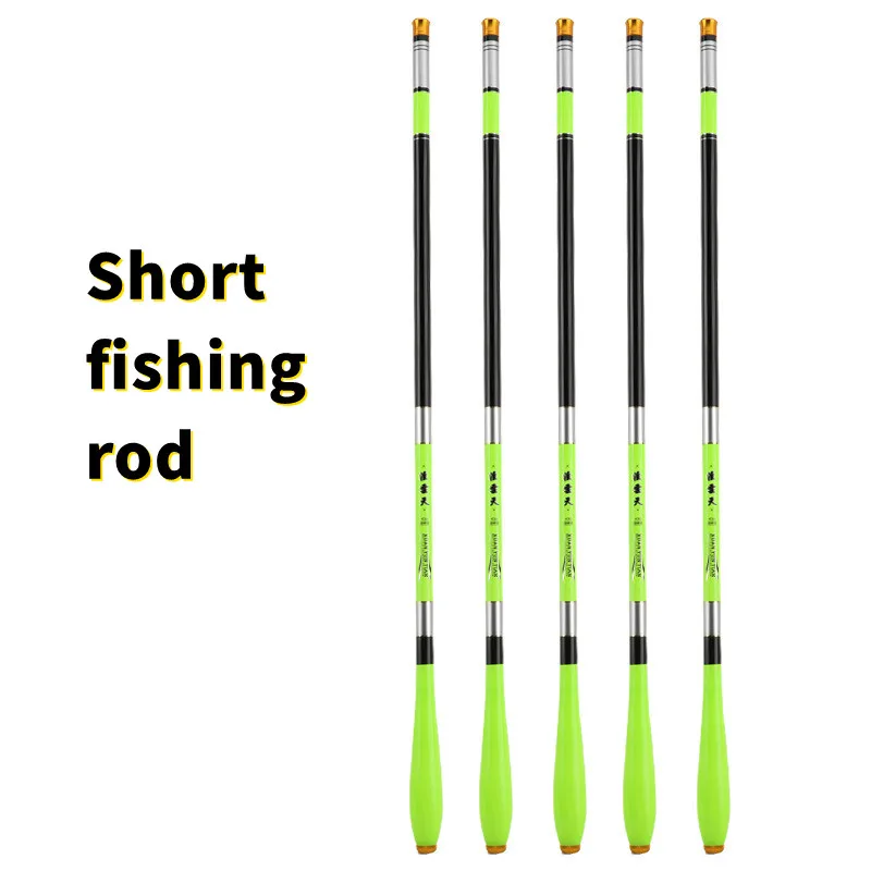 Carbon Fishing Rod 3.6 M 4.5 M Fishing Rod Short Section Portable Fishing Rod