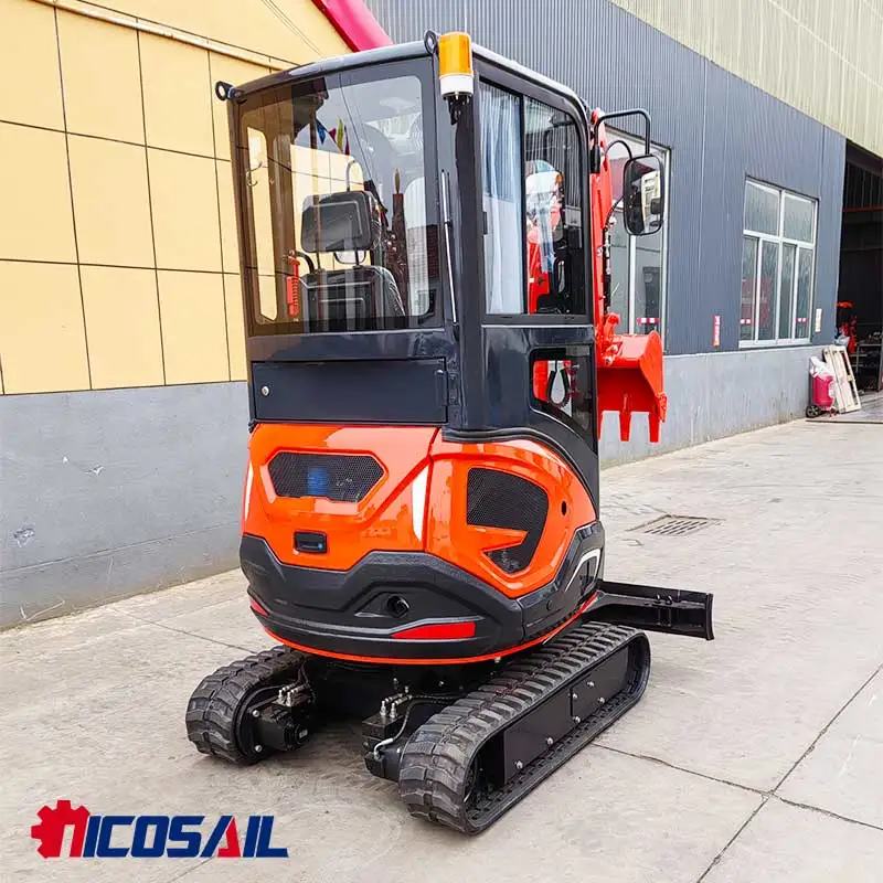 รถขุดไฮดรอลิกขนาดเล็กคุณภาพสูง ได้มาตรฐานยูโร 5 สำหรับงานขุดร่องสำหรับการเลี้ยงสัตว์ งานปรับพื้นที่เพาะปลูก และงานก่อสร้างที่อยู่อาศัย