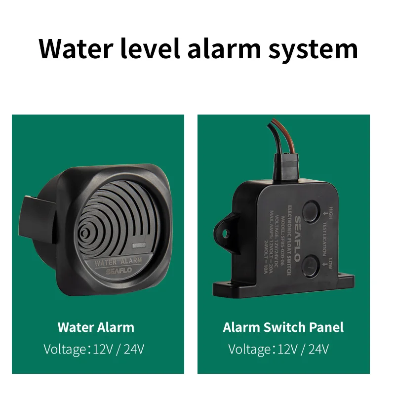 Sensor de nível de água interruptor de alarme automático sistema de controle de alarme de nível de água bomba de porão acessórios de indução