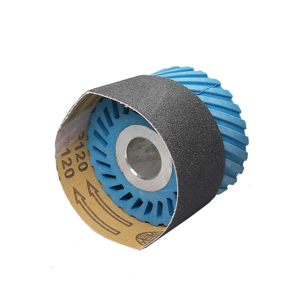 85*50*25.4mm Rubber Expansion Wheel Sanding Sleeves Bench Sander Polisher Shoemaking Polishing Wheel