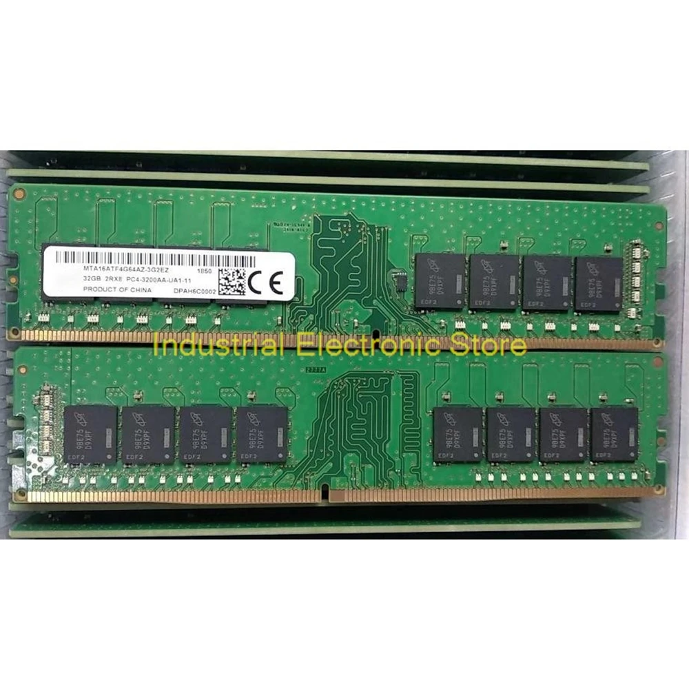 1 unidade para memória MT RAM 16GB 16G 2RX8 PC4-3200AA 3200 DDR4 ECC REG RDIMM