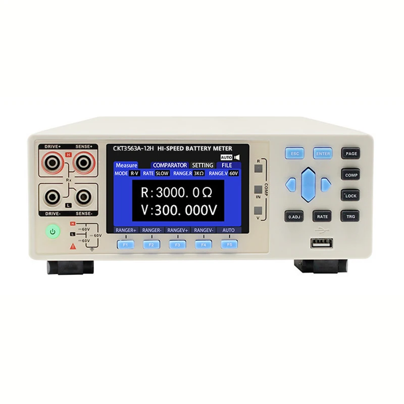 Chuangkai CKT3563A-12HD/HM 12 Channels Battery Tester LCD TFT Display Resistance 3KΩ Voltage 300V DC