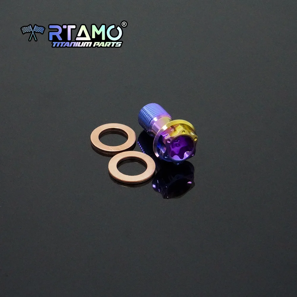 RTAMO Gr5 Titanium Hohlschraube M10X1.0/1.25P Bremssattelschraube für Brembo Hauptzylinder – Detail 2