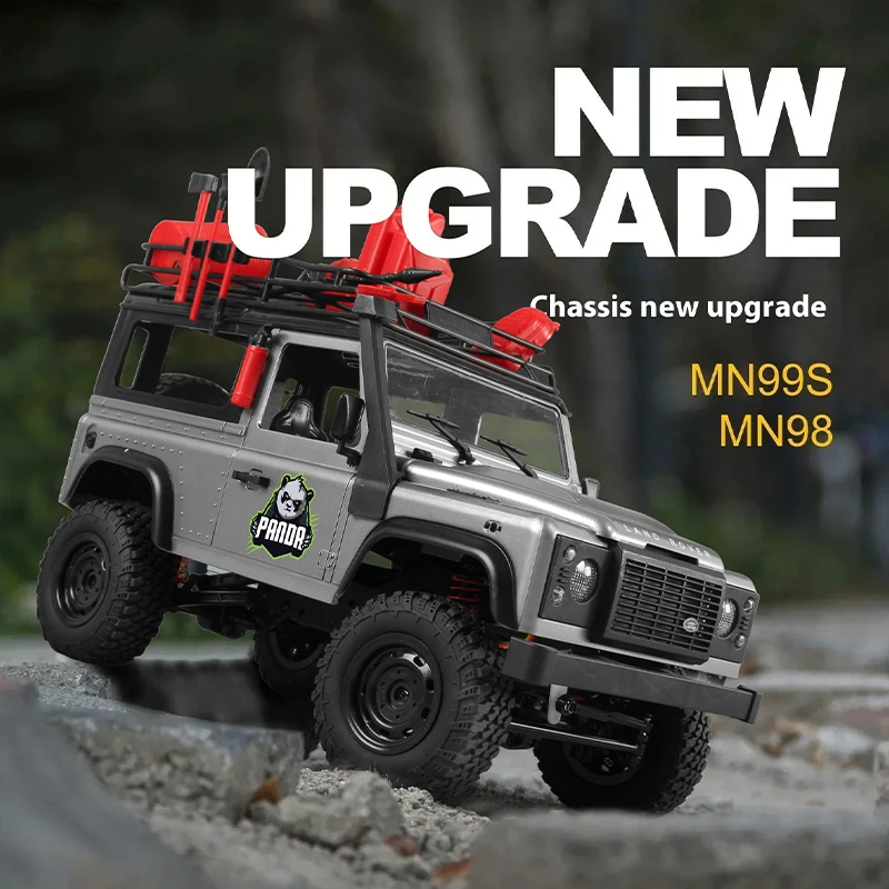 MN99s MN98 1:12 MN نموذج RTR نسخة RC سيارة 2.4G 4WD العربة المتسلقة للصخور المدافع التحكم عن بعد سيارة 1/12 مركبة يتم التحكم بها عن بُعد سيارات اللعب