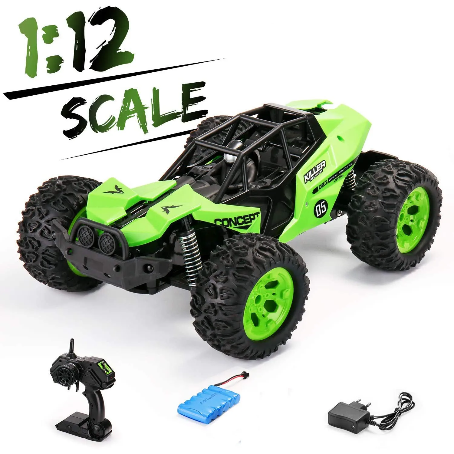 2.4Ghz Off Road 25KM/H High speed Rc Car 1:12 Large Size climbing Drift Remote control Toys Monster Vehicle for Kids