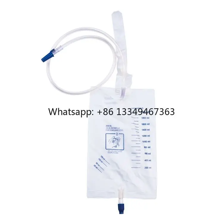 Medical Grade PVC Emergency Disposable Urine Leg Bag for Collect Urine