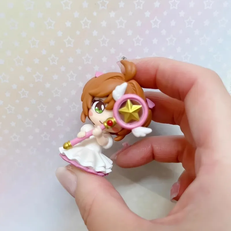 TOMY Original 4Pcs Gashapon Hide Seek カードキャプターさくら Anime Figure Toys For Kids Gift Collectible Model Ornaments