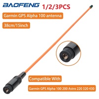 1/2/3 PCS GPS771 Antenna SMA-Male Upgrade 38CM Whip Antenna Extended Long Range for Garmin GPS Alpha 100 200 Astro 220 Ham Radio