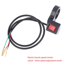 Electric 3 Speed Module Handlebar 3 Gear Switch Shift For Motorcycle E-bike Scooter Motorcycle Switch Universal Button Accessory