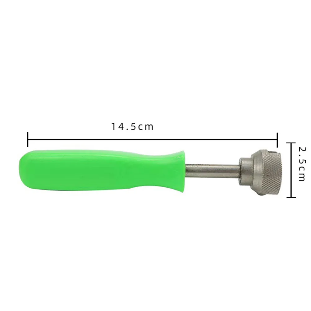 Vehicle 14.5cm Brake Spring Washer Tool Drum Brake Repair Install Tool Hold Down Washer Spring Shoe Compressor Green Alloy