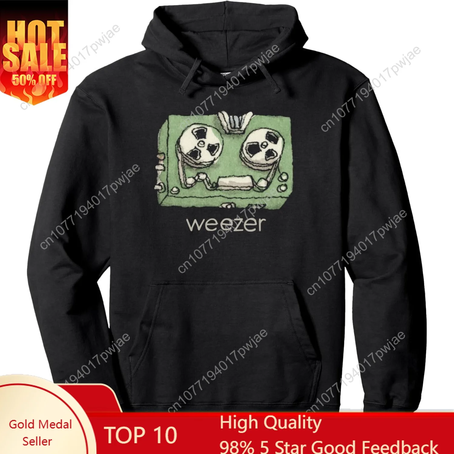 

Weezer - Пуловер с капюшоном Device