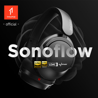 1MORE SonoFlow Active Noise Cancelling Headphones 70H Playtime Clear Calls Preset EQ Via App Black Headset HC905 Bluetooth 5.0
