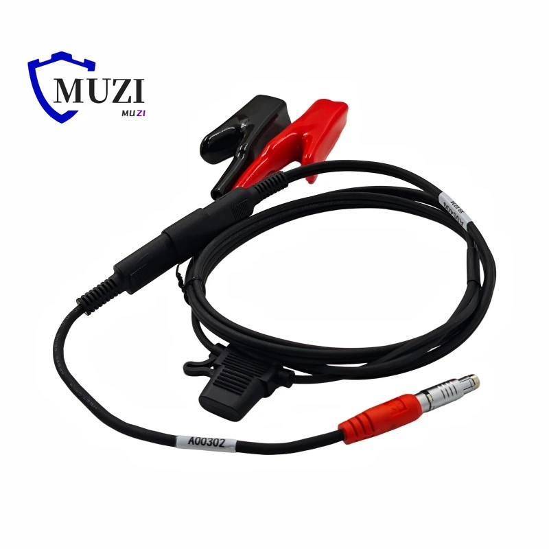 External Power Cable 5pin A00302+A00400 Cable with Alligator Clips for Trimble for Topcon Total Stations GPS HiPer or HiPer Lite