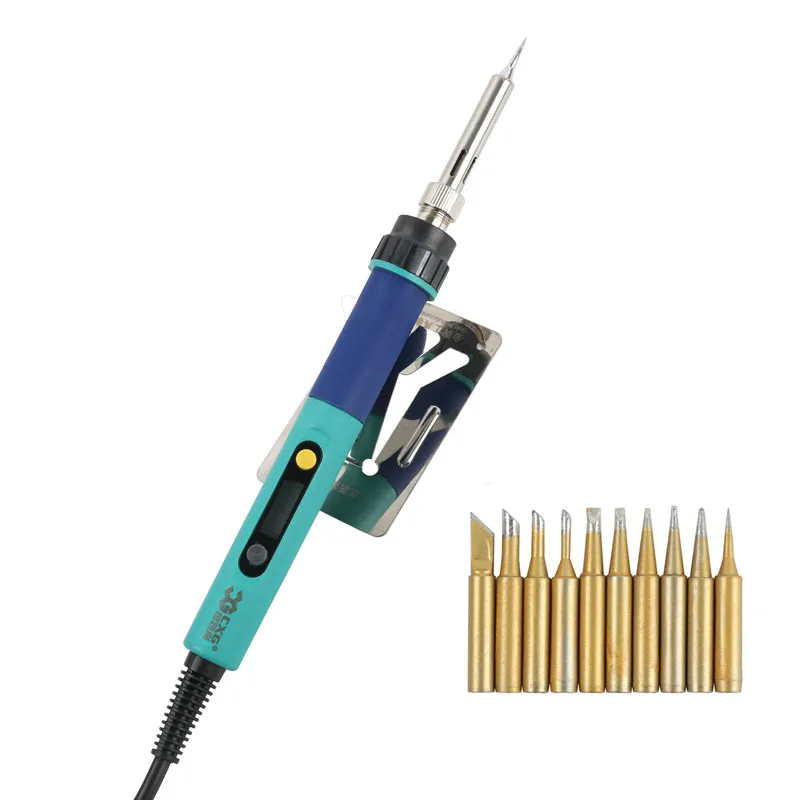 CXG 936d EU Adjustable LCD Digital Electric Soldering Iron Welding Repair Kit Set Soldering Station Kit Set Solder Tip/Tweezers