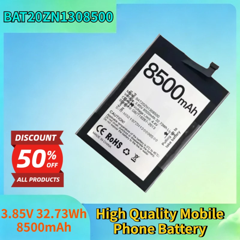 New BAT20ZN1308500 3.85V 32.73Wh 8500mAh Lithium-ion Rechargeable Battery for Doogee S86 Pro High Quality Mobile Phone Battery