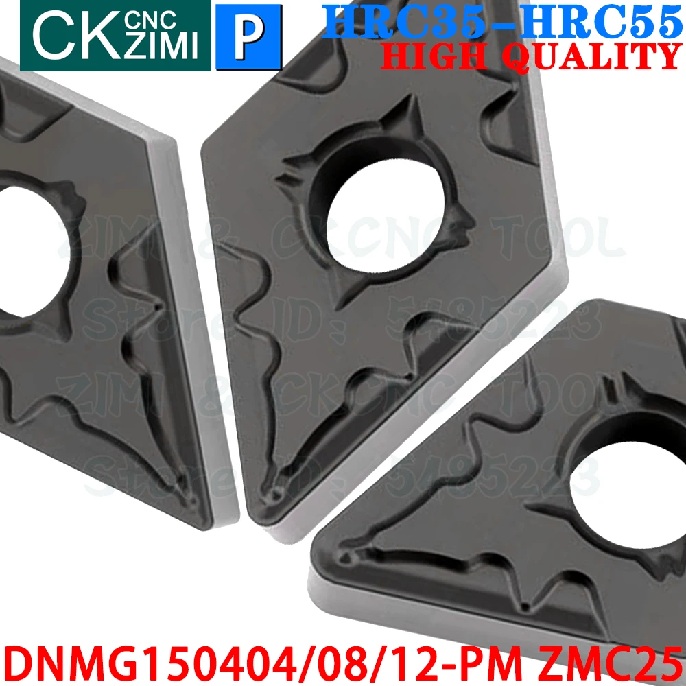 DNMG150404-PM DNMG150408-PM DNMG150412-PM ZMC25 เม็ดมีดคาร์ไบด์ เครื่องมือเม็ดมีดกลึงภายนอก DNMG 1504 DNMG1504 DNMG431 DNMG432 DNMG433 PM ซีเอ็นซี เครื่องกลึงโลหะ เครื่องมือตัดกลึง สำหรับเหล็ก