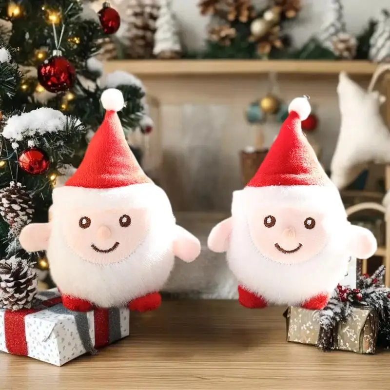 "إضافات حلقة مفاتيح لعبة سانتا الخيالية من قطعة واحدة لتزيين محفظة الفتاة، زينة ذاتية الصنع" #6