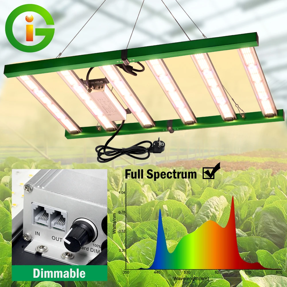 SMD3030 Quantum Tech LED Grow Light 240W 320W 400W Full Spectrum Phyto Lamp for Indoor Plants Hydroponics Veg Flower