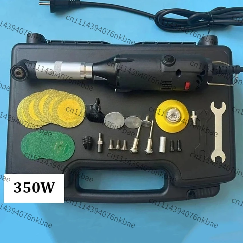 350W 90‑Degree Right‑Angle Hanging Electric Grinder Motor for Jewelry Wood Mold Tile Cleaning Polishing