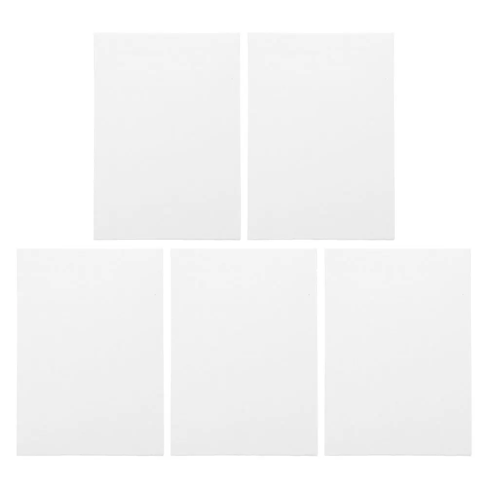 

5 Pcs Canvas Board for Painting Artist Blank Drawing Panel Acrylic Boards Wood Student