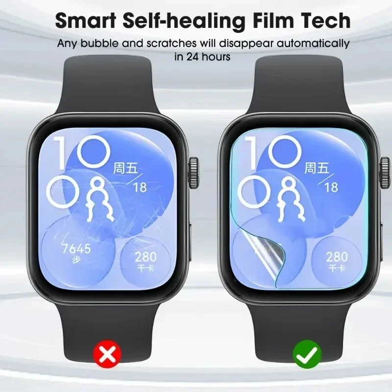 Soft Flexible Hydrogel Film for Huawei Watch Fit 3 2 ES Screen Protector HD Clear Protective Films Smart Watch Cover Accessories