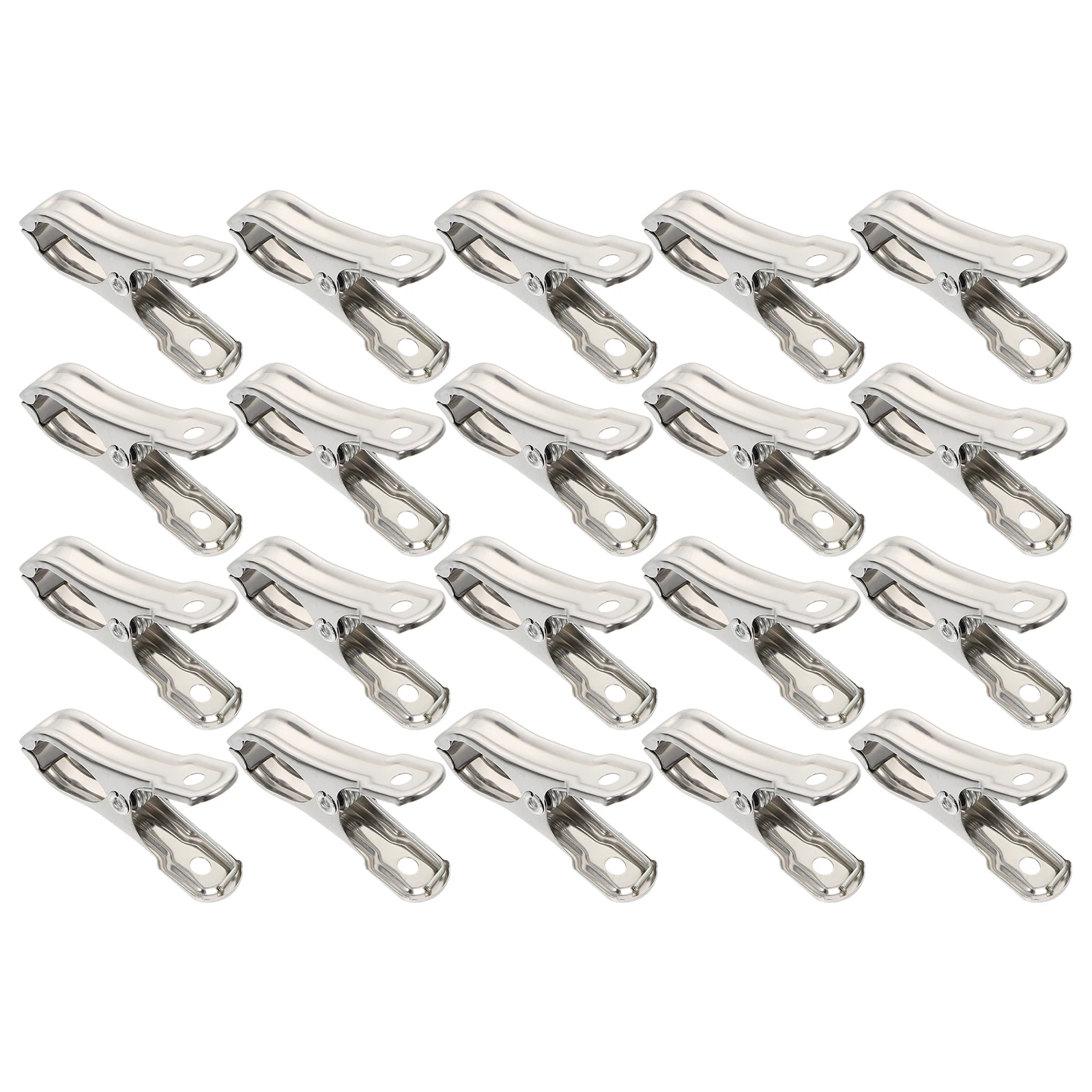 

Garden Clips Shading Net Cloth Sunshade Cover Clamps Outdoor Stainless Steel Windproof Thick Spring Reusable Hoops Pipe