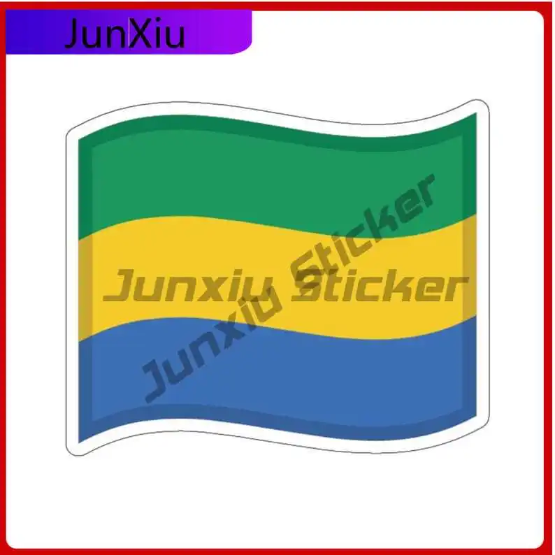 

Gabon Flag Sticker Funny Rv Camper Gift Laptop Windows Windshield Luggage Kayak Suv Phone/phone Case Stickers Decoration Pvc