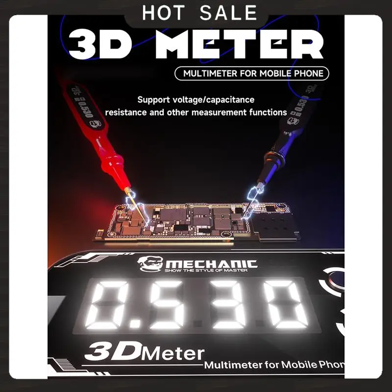 24-Hour Delivery MECHANIC 3D Meter Detective 3.0 Multimeter Digital Triple Display 4 Test Modes 3000Mah Tester For Phone Repair