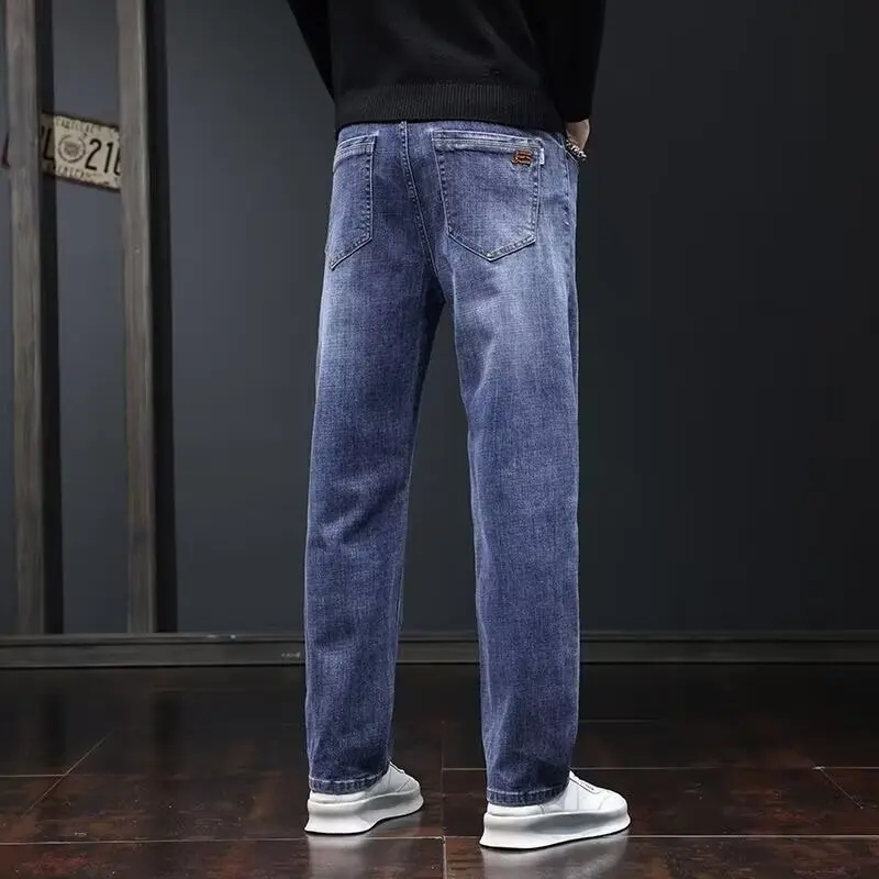 ملابس للرجال سراويل شتوية Pantalones Hombre ملابس الشارع الشهير Y2K ملابس جينز للرجال جينز فضفاض جينز رجالي جينز رجالي أوم جينز