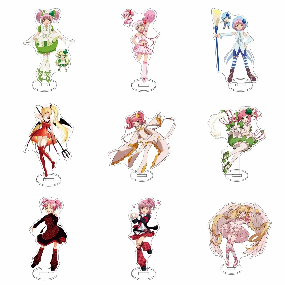 

15CM Hot Anime Shugo Chara! cute Acrylic Stand Model Cosplay Characters Ornament Accessories Christmas Collection Gifts