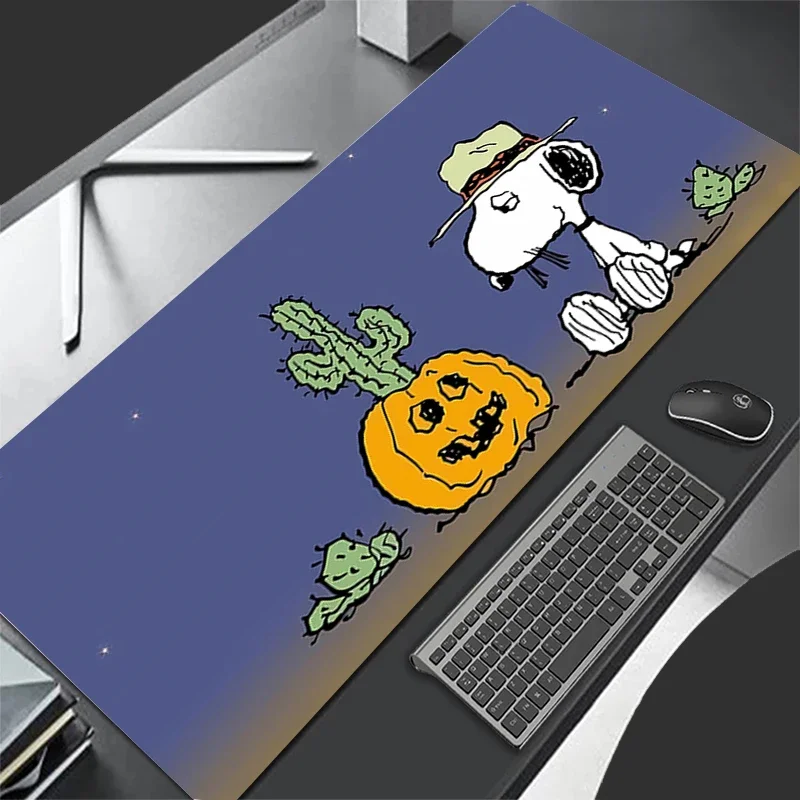 لوحة الماوس XL Lockedge ملحقات الألعاب الكبيرة ألعاب الكمبيوتر لوحة المفاتيح ماوس حصيرة مكتب XXL الكرتون سنوبي ماوس للهدايا