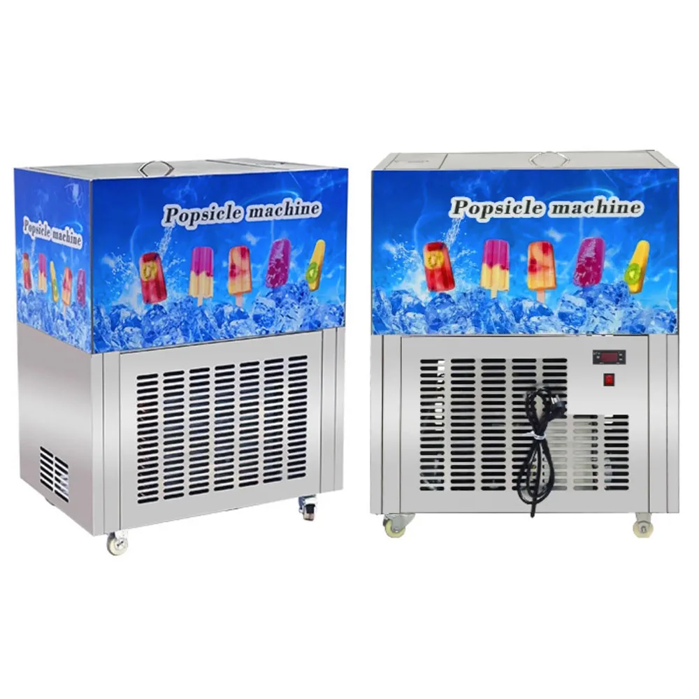 Commercial Automatic Ice Pop Stick Ice Cream Bar Pallet Popsicle Making Machine/Ice Lolly Machine