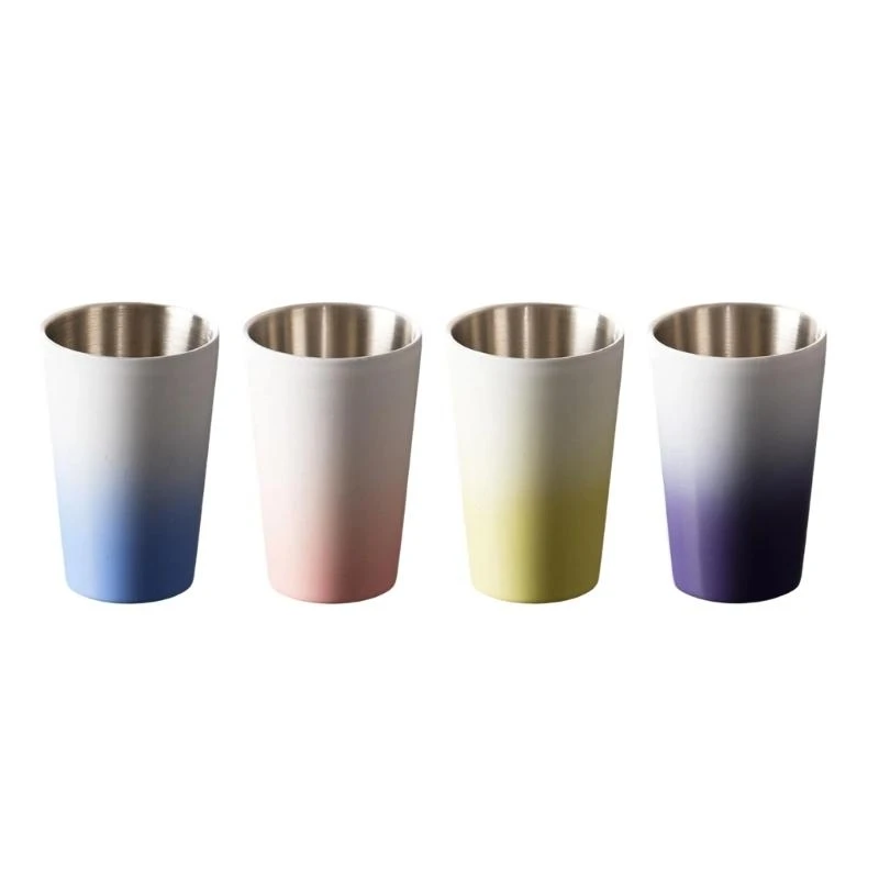 

Portable Stainless Steel Mug Corrosions Resistant Beverage Cup Drinking Glass .Q0KF