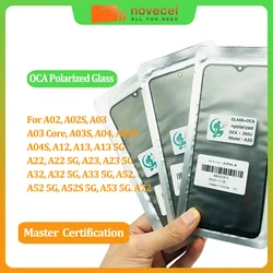 10pcs OEM Outer Glass With OCA Polarizer Film For Samsung A02 A02S A03 Core A03S A04 A04E A04S LCD Screen Repair Parts