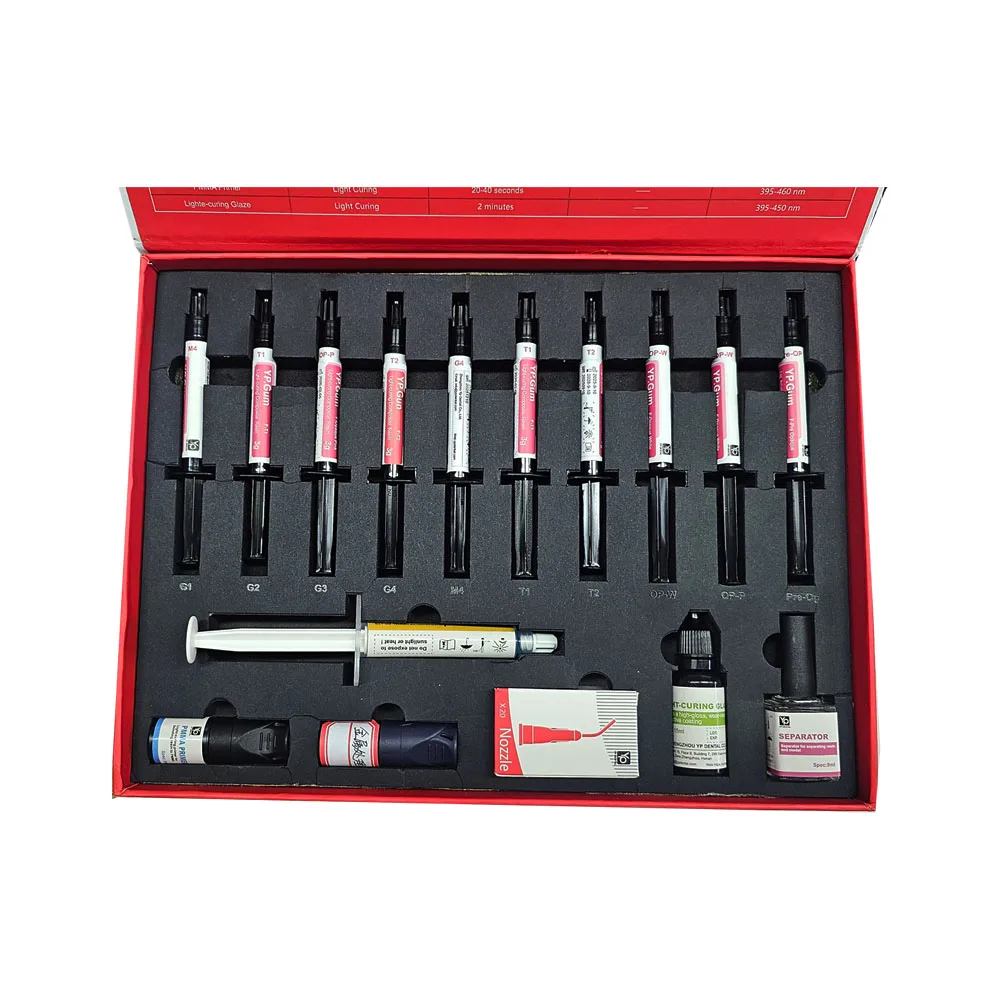 

Multi-Shade Dental Gingiva Ceramic Powder Kit