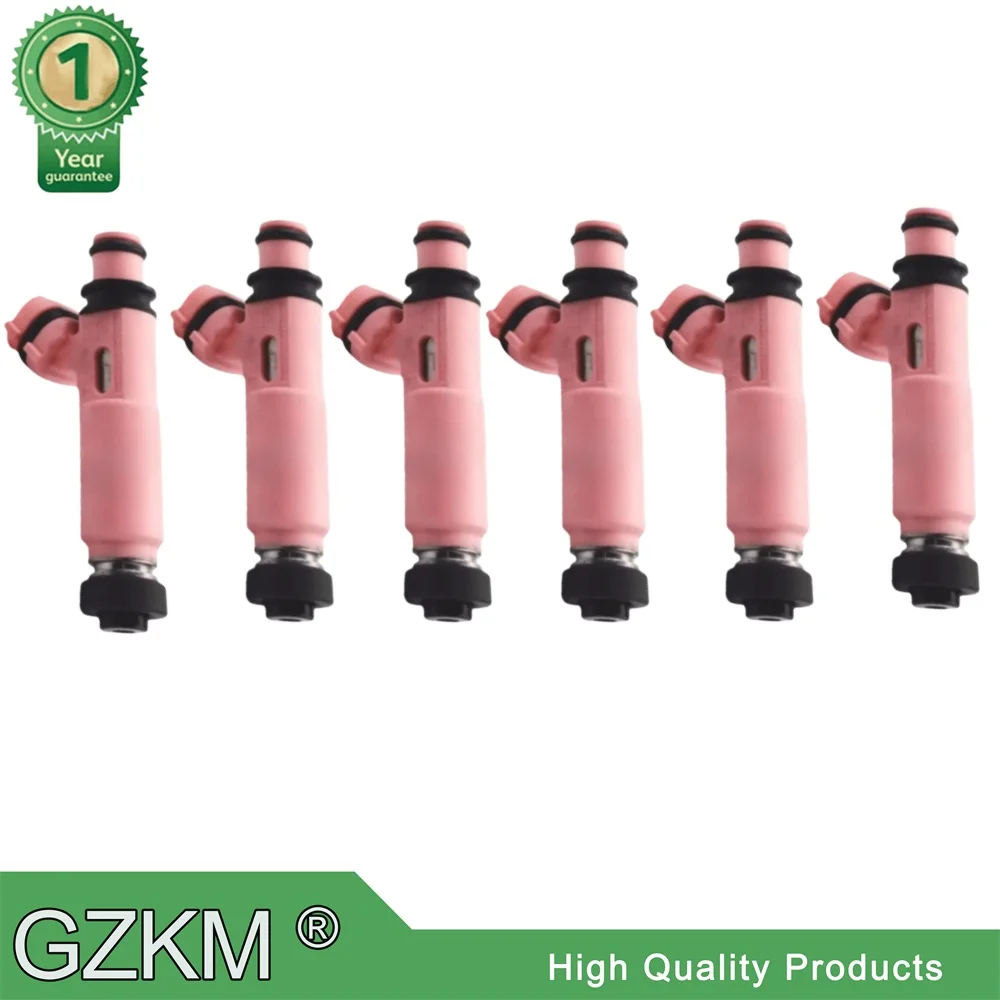 

6PCS Fuel Injector nozzle 195500-4140 For MAZDA for FORD for MITSUBISHI PAJERO SPORT 6G72 3.0 V6